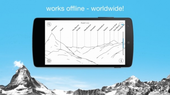 دانلود برنامه PeakFinder Earth اندروید