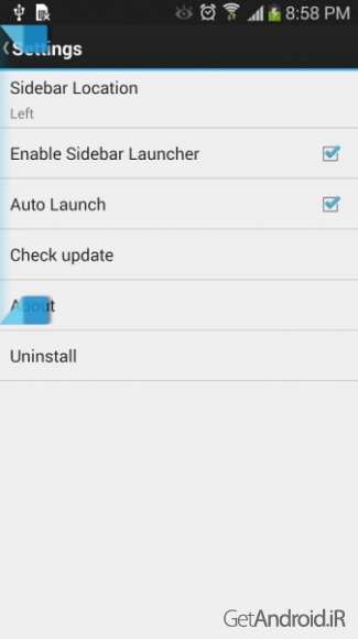 دانلود Sidebar Launcher PRO 3.4.3 برنامه لانچر نوار کناری اندروید