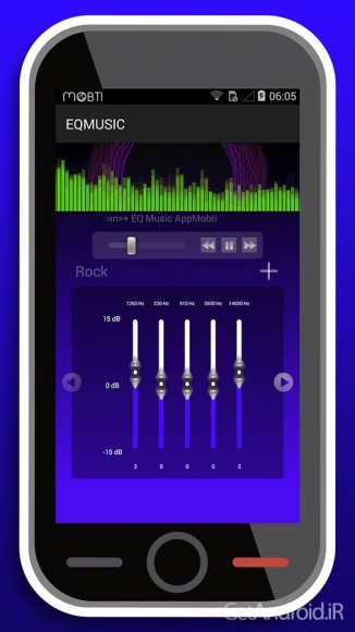 دانلود EQMusic Equalizer mp3 v7 - موزیک پلیر زیبا و اکولایزردار اندروید