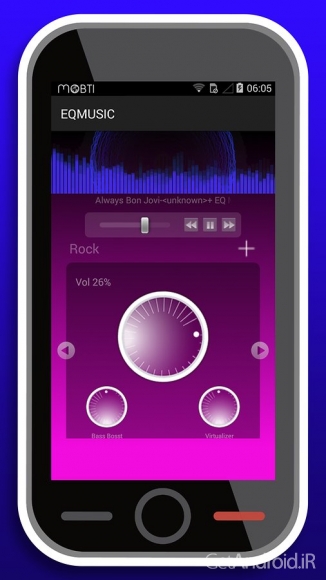 دانلود EQMusic Equalizer mp3 v7 - موزیک پلیر زیبا و اکولایزردار اندروید