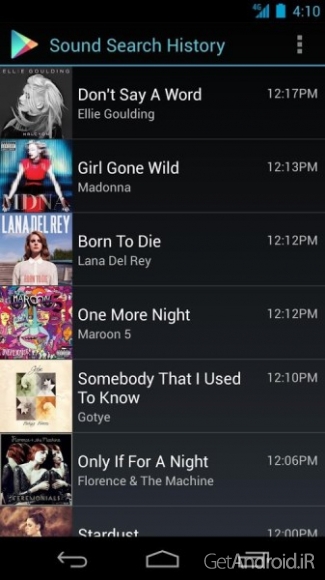 دانلود Sound Search for Google Play 1.1.12 برنامه ویجت تشخیص آهنگ اندروید