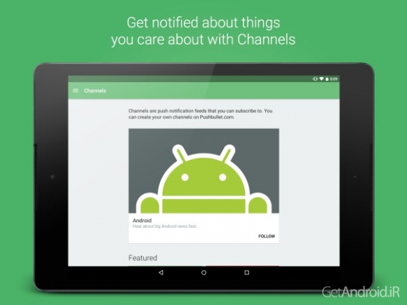 دانلود برنامه Pushbullet اندروید