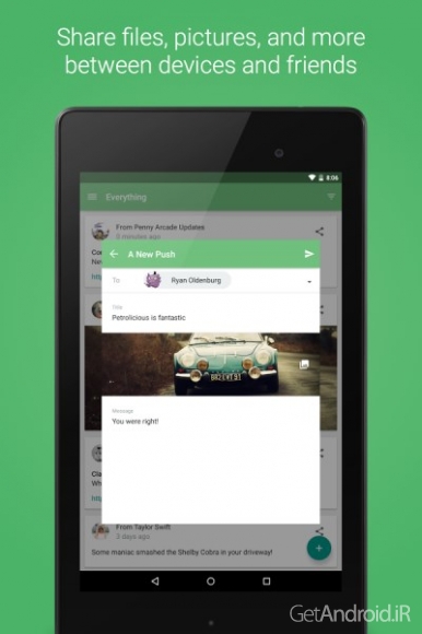 دانلود برنامه Pushbullet اندروید