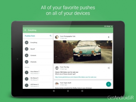 دانلود برنامه Pushbullet اندروید