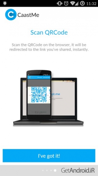 دانلود CaastMe 1.4 برنامه اشتراک سریع لینک از اندروید به کامپیوتر