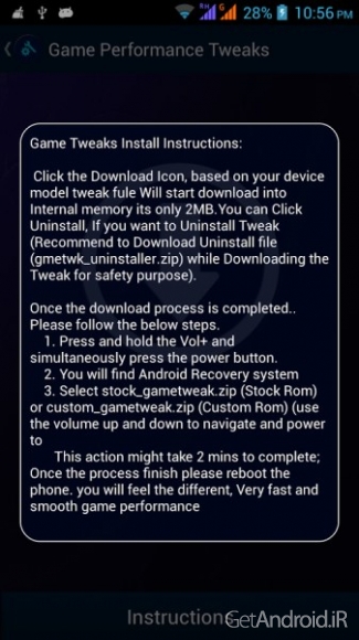 دانلود Tweaks Master 1.0.2 برنامه افزایش عمر باتری اندروید