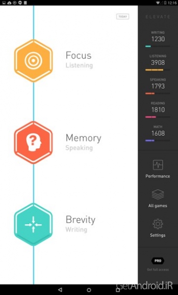 دانلود برنامه Elevate Brain Training اندروید