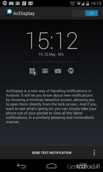 دانلود AcDisplay v3.8.4 - برنامه نمایش اعلان‌ها به شکلی زیبا برای اندروید