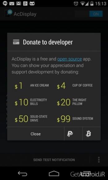 دانلود AcDisplay v3.8.4 - برنامه نمایش اعلان‌ها به شکلی زیبا برای اندروید