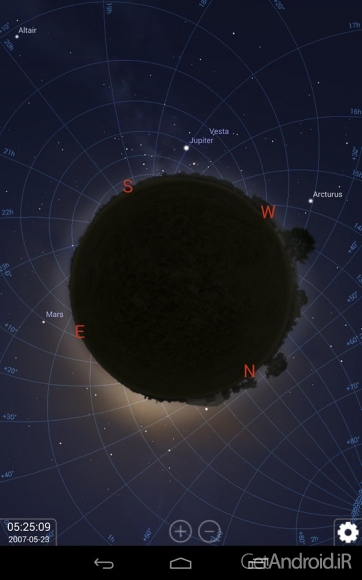 دانلود برنامه Stellarium Mobile Sky Map اندروید