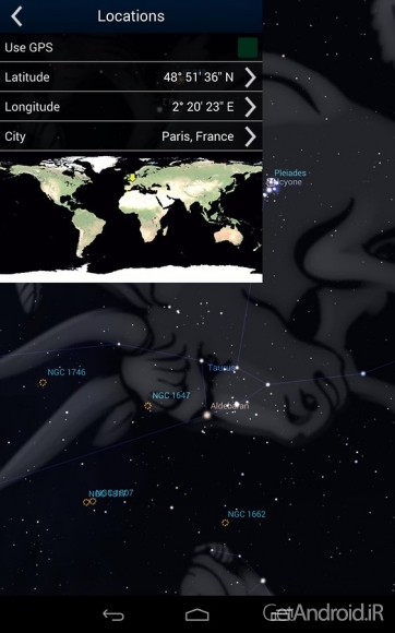 دانلود برنامه Stellarium Mobile Sky Map اندروید