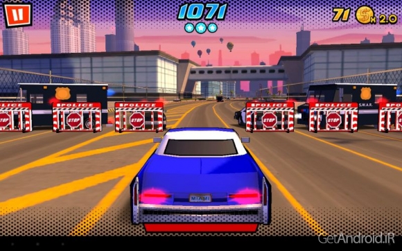 دانلود Adrenaline Rush - Miami Drive v1.5 - بازی هجوم آدرنالین - رانندگی در میامی برای اندروید + دیتا