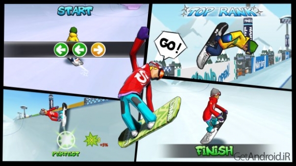 دانلود Let’s Snowboard v2.1.2 بازی بیایید اسکی برای اندروید