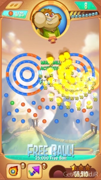 دانلود بازی Peggle Blast اندروید