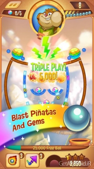 دانلود بازی Peggle Blast اندروید