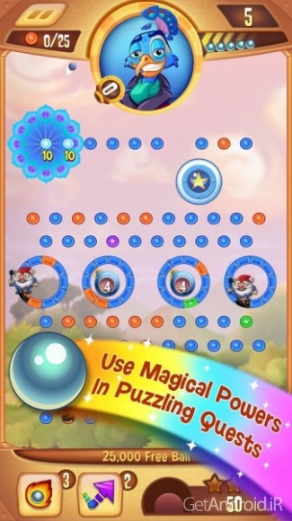 دانلود بازی Peggle Blast اندروید
