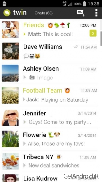 دانلود Twin Messenger 27.0 برنامه توین مسنجر اندروید
