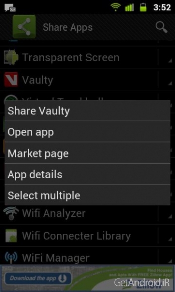 دانلود Share Apps Pro 2.1 اشتراک گذاری برنامه های نصب شده اندروید