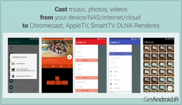 دانلود برنامه LocalCast for Chromecast DLNA اندروید
