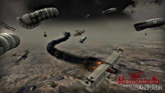 دانلود Red Baron: War of Planes v3.15 - بازی نبرد هواپیماها برای اندروید