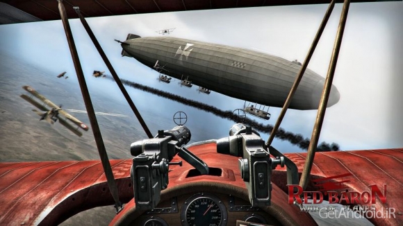 دانلود Red Baron: War of Planes v3.15 - بازی نبرد هواپیماها برای اندروید