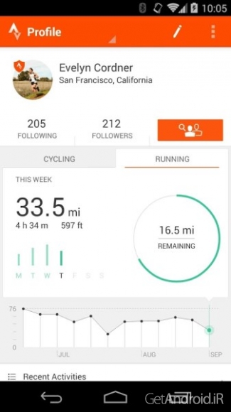 دانلود برنامه Strava اندروید