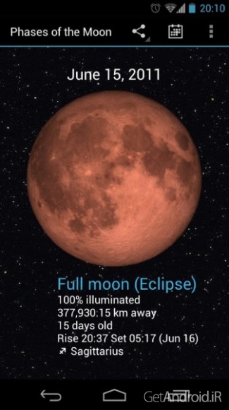 دانلود برنامه Phases of the Moon Pro اندروید