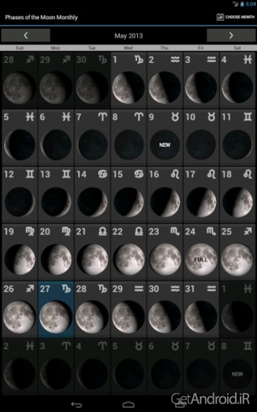 دانلود برنامه Phases of the Moon Pro اندروید