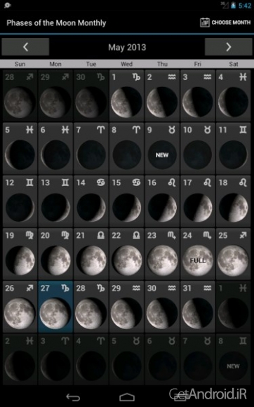 دانلود برنامه Phases of the Moon Pro اندروید