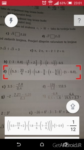 دانلود برنامه PhotoMath اندروید