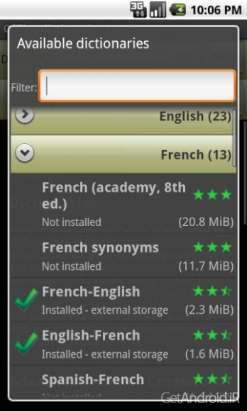 دانلود Offline dictionaries pro 3.4.5 دیکشنری آفلاین اندروید