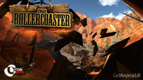 دانلود Cmoar Roller Coaster VR V1.1 بازی قطار سه بعدی برای اندروید