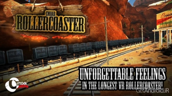 دانلود Cmoar Roller Coaster VR V1.1 بازی قطار سه بعدی برای اندروید