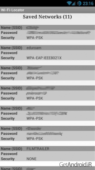 دانلود Wi-Fi-Locator 1.75 - برنامه پیدا کردن وای فای برای اندروید