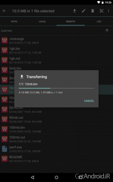 دانلود FTP Express Pro 3.2r2 برنامه مدیریت FTP،FTPS،FTPSE اندروید