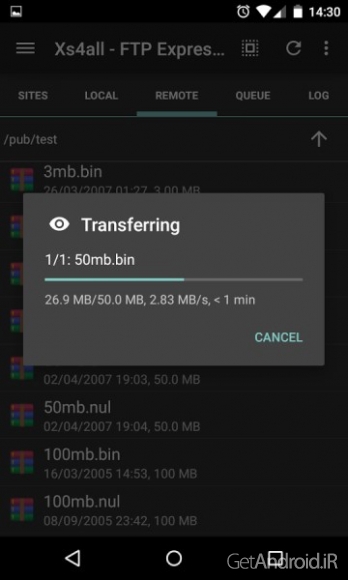 دانلود FTP Express Pro 3.2r2 برنامه مدیریت FTP،FTPS،FTPSE اندروید