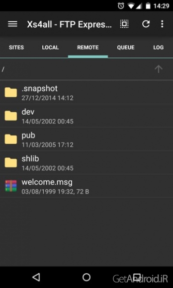 دانلود FTP Express Pro 3.2r2 برنامه مدیریت FTP،FTPS،FTPSE اندروید