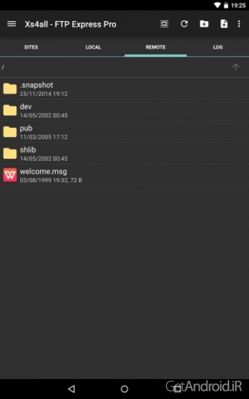 دانلود FTP Express Pro 3.2r2 برنامه مدیریت FTP،FTPS،FTPSE اندروید