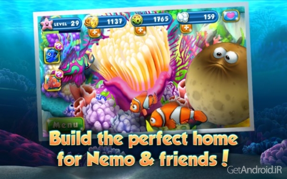 دانلود Nemo’s Reef 1.8.1 – بازی خانه نمو برای اندروید