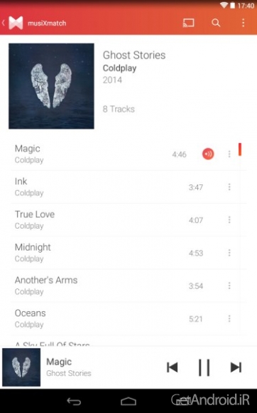 دانلود برنامه Musixmatch music اندروید