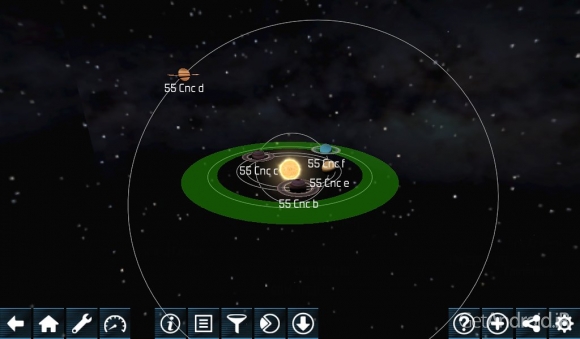 دانلود Exo planets Explorer 3D HD v2.6.7 - برنامه گشت و گذار در فضا برای اندروید + دیتا