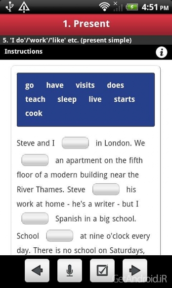 دانلود Essential Grammar in Use v2.1 - آموزش گرامر زبان انگلیسی در اندروید