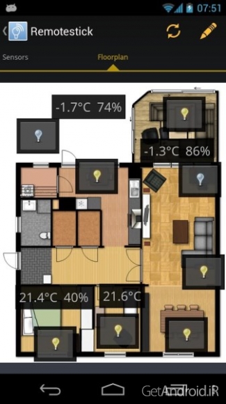 دانلود Remotestick 2.6.12 برنامه کنترل لوازم الکترونیکی از راه دور اندروید