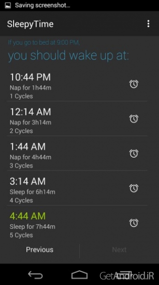 دانلود SleepyTime: Bedtime Calculator PLUS 2.4.5 برنامه محاسبه وقت خواب اندروید