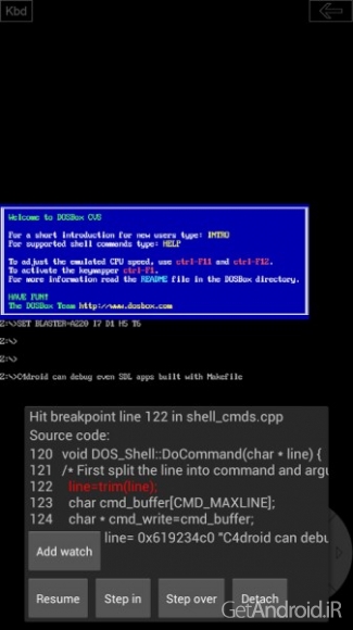 دانلود برنامه C4droid  اندروید