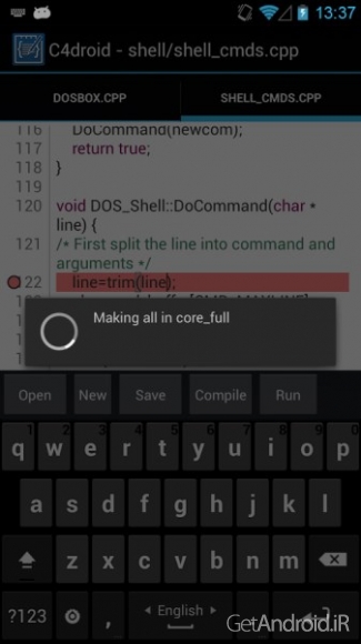 دانلود برنامه C4droid  اندروید