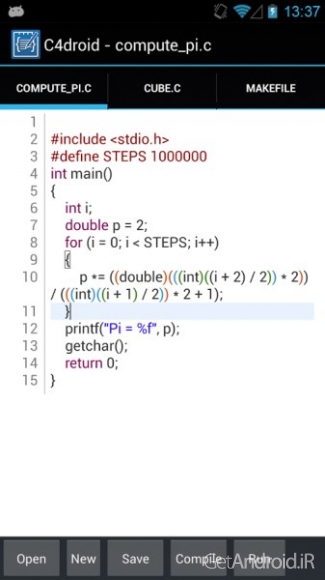 دانلود برنامه C4droid  اندروید