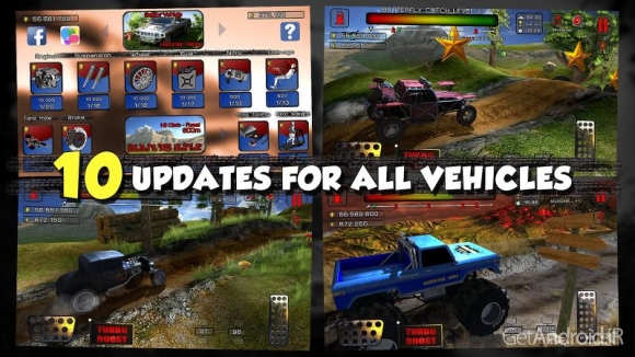 دانلود Hill Climb Racer Dirt Masters v1.081 - باز رالی تپه نوردی اندروید + دیتا