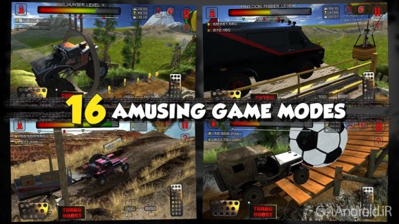 دانلود Hill Climb Racer Dirt Masters v1.081 - باز رالی تپه نوردی اندروید + دیتا