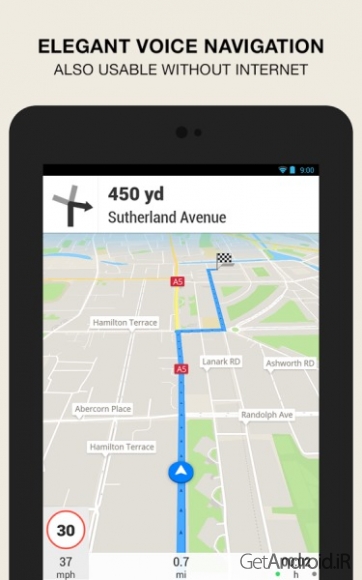 دانلود GPS Navigation & Maps – Scout 7.0.2 برنامه جی پی اس آفلاین اندروید